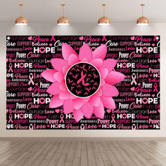 Breast Cancer Awareness Pink Backdrop