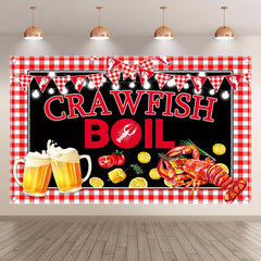 Crawfish Boil Lobster Seafood Backdrop - UUFelice Studio