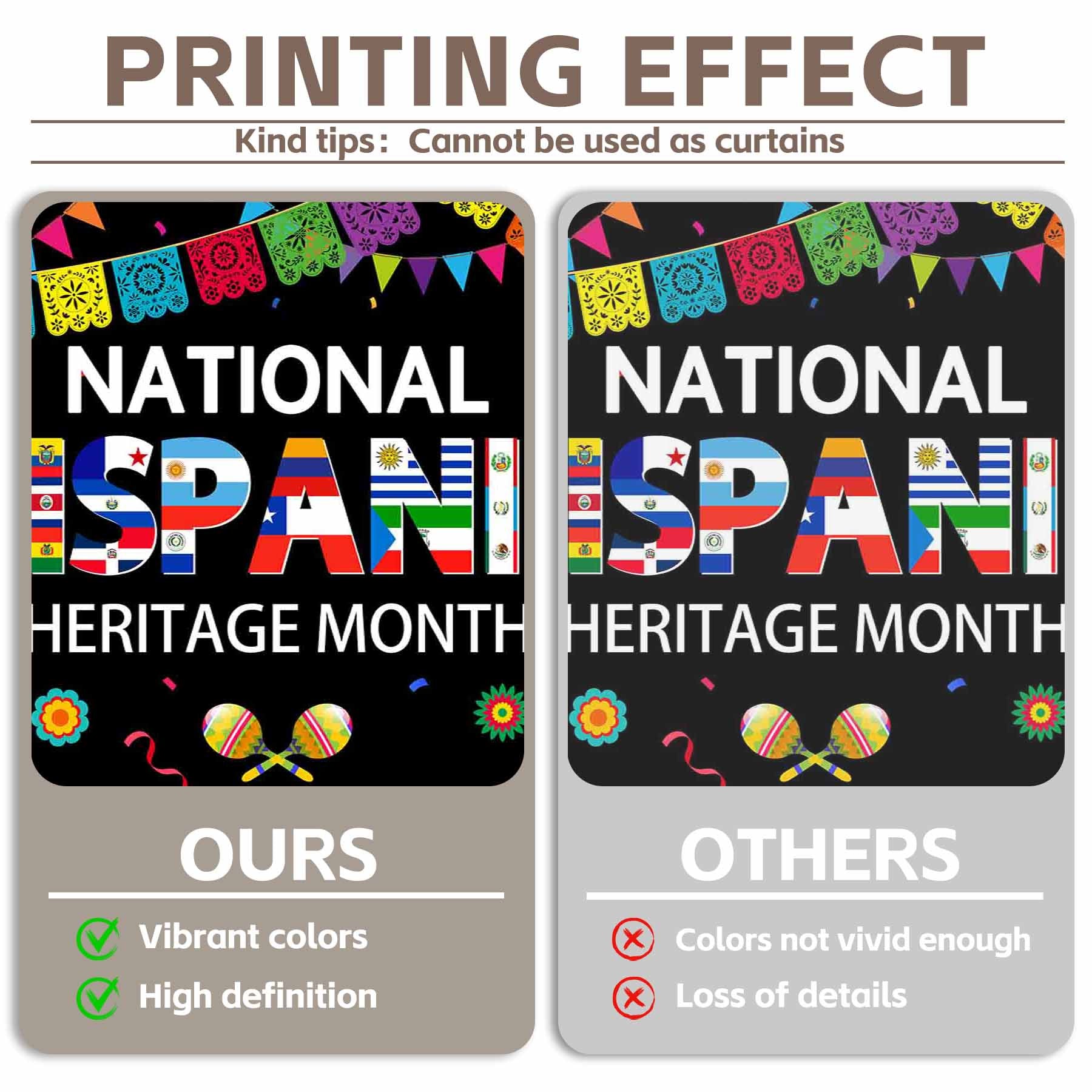 Hispanic Nation Heritage Month Backdrop