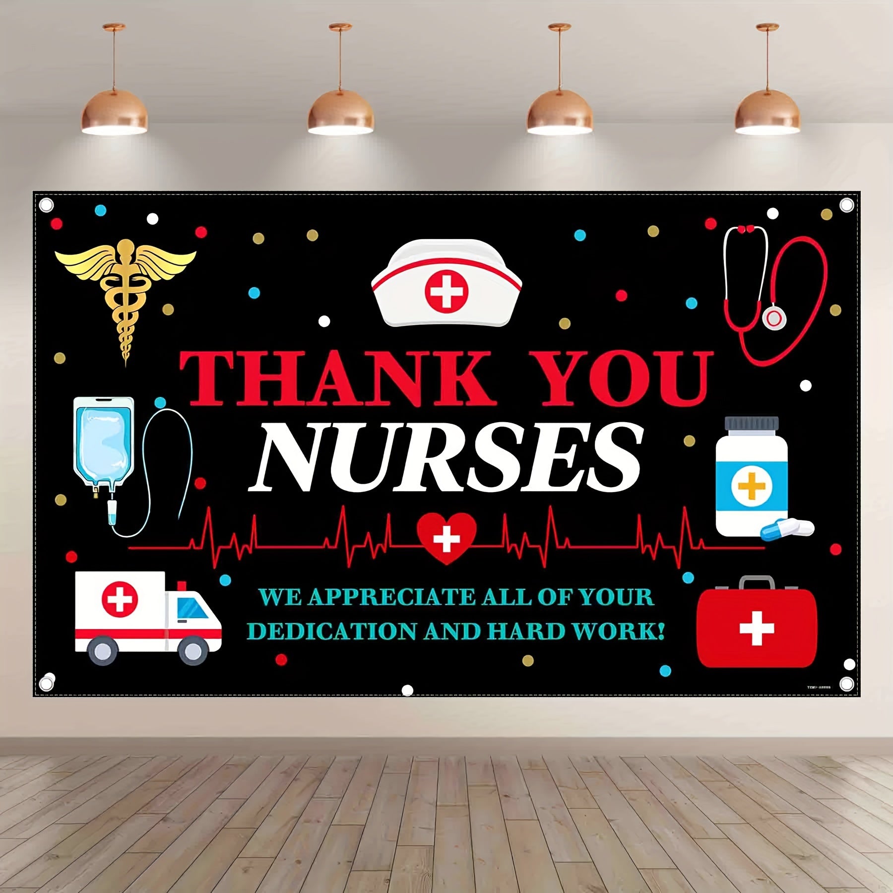 Nurse Appreciation Week Thank You Backdrop(FAST) - UUFelice Studio