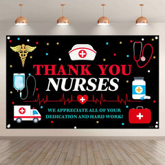 Nurse Appreciation Week Thank You Backdrop(FAST) - UUFelice Studio