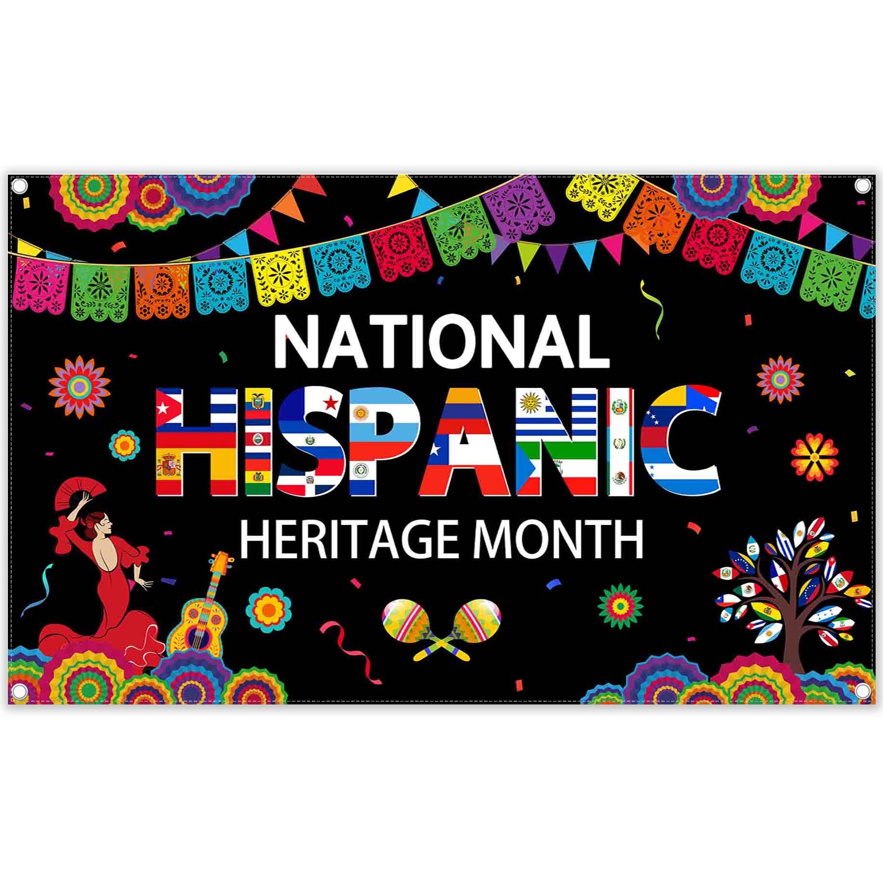 Hispanic Nation Heritage Month Backdrop