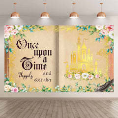 Fairy Tale Story Book Castle Backdrop