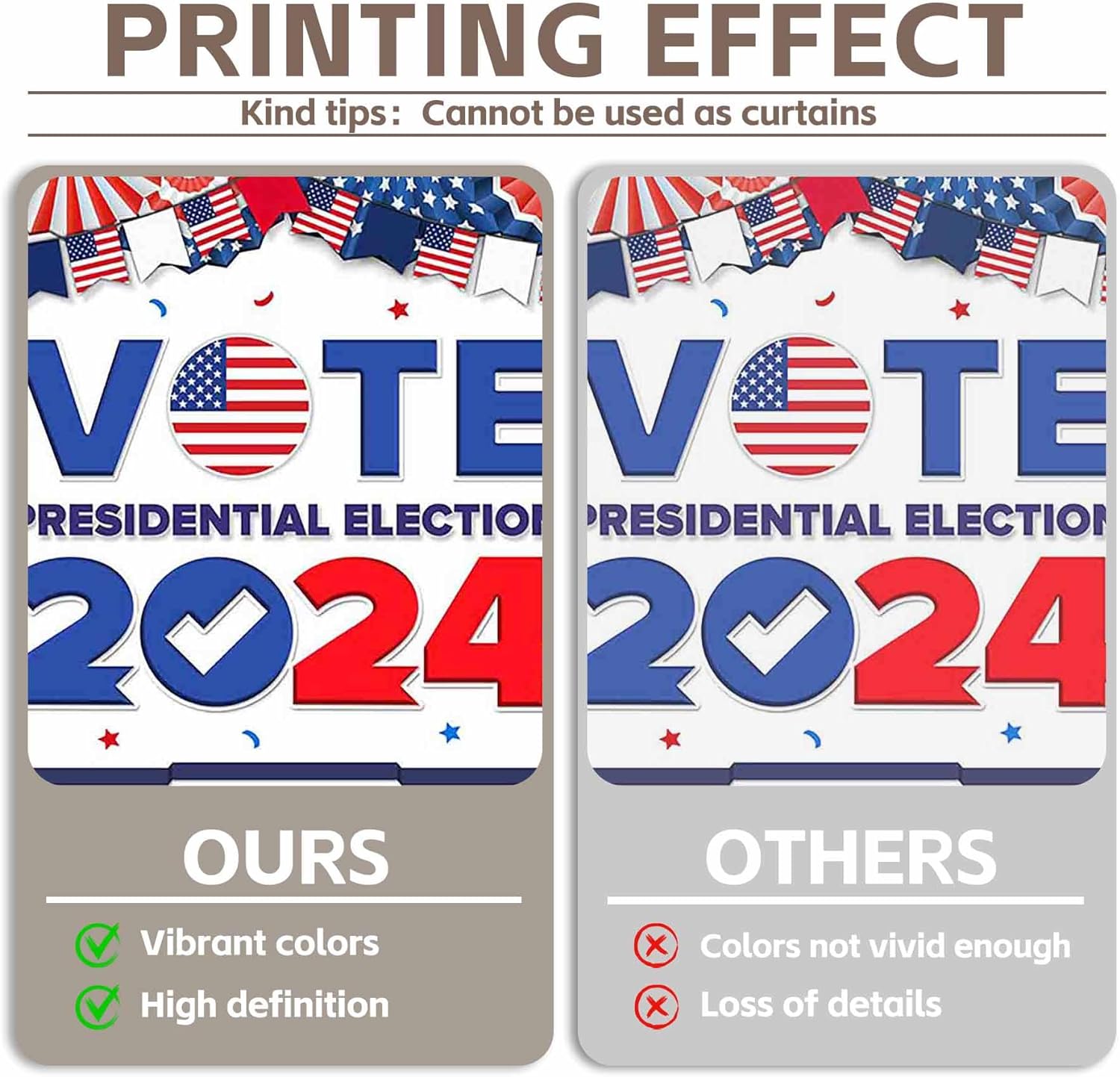 2024 Election Theme Vote for President American Backdrop(FAST)