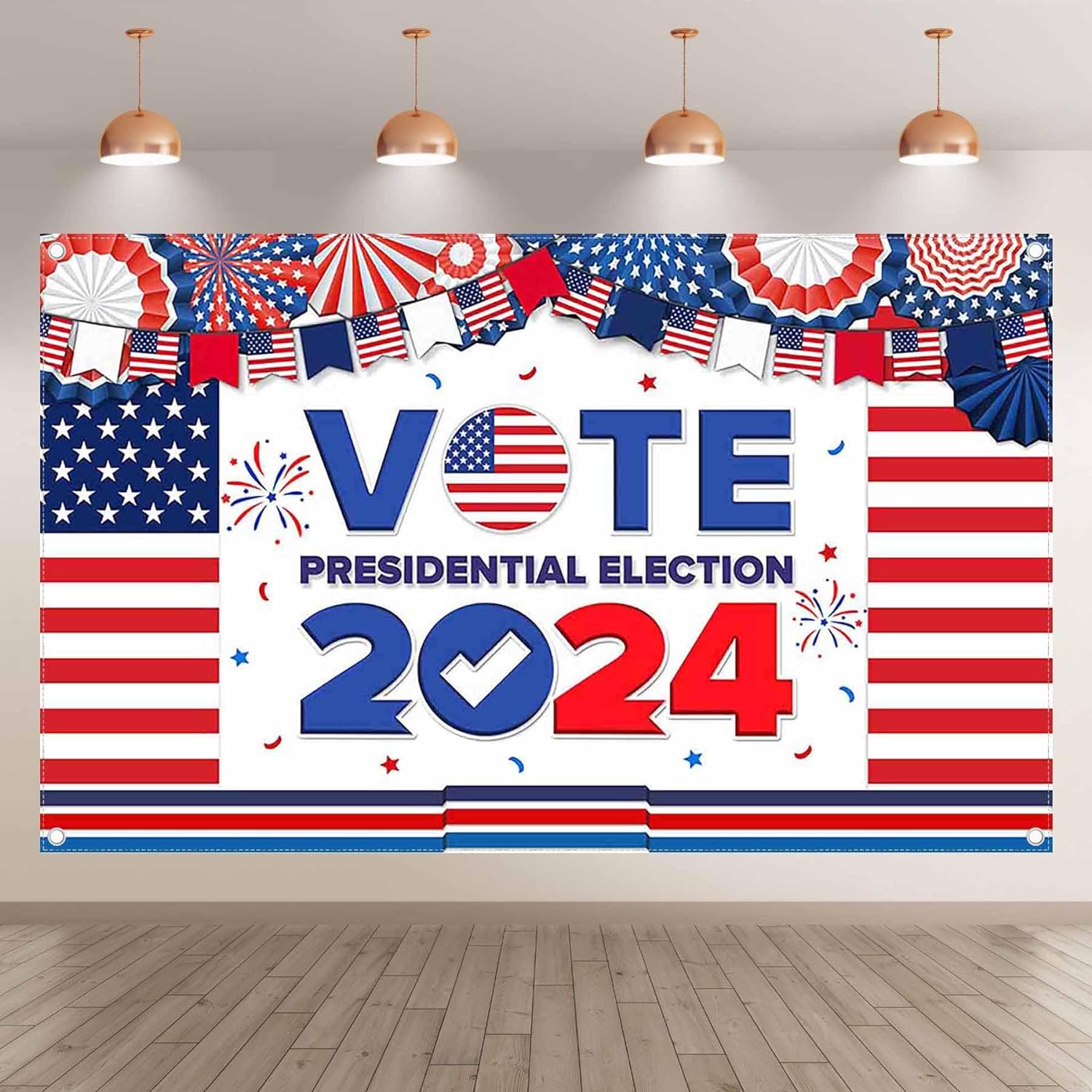 2024 Election Theme Vote for President American Backdrop(FAST)