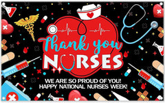 Thank You Nurses National Nurse Appreciation Week Backdrop