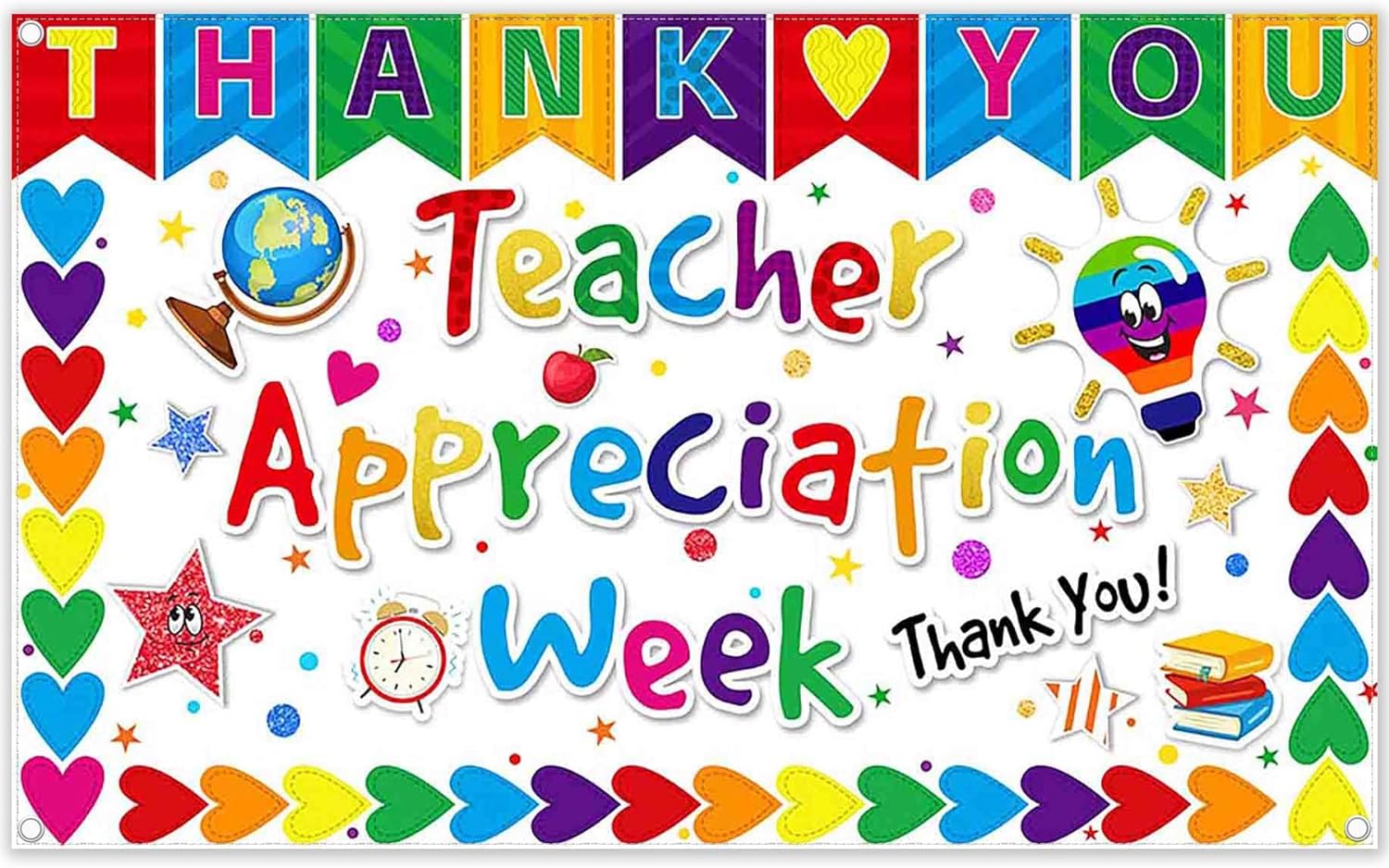 Thank You Teachers Teacher Appreciation Week Background(FAST)