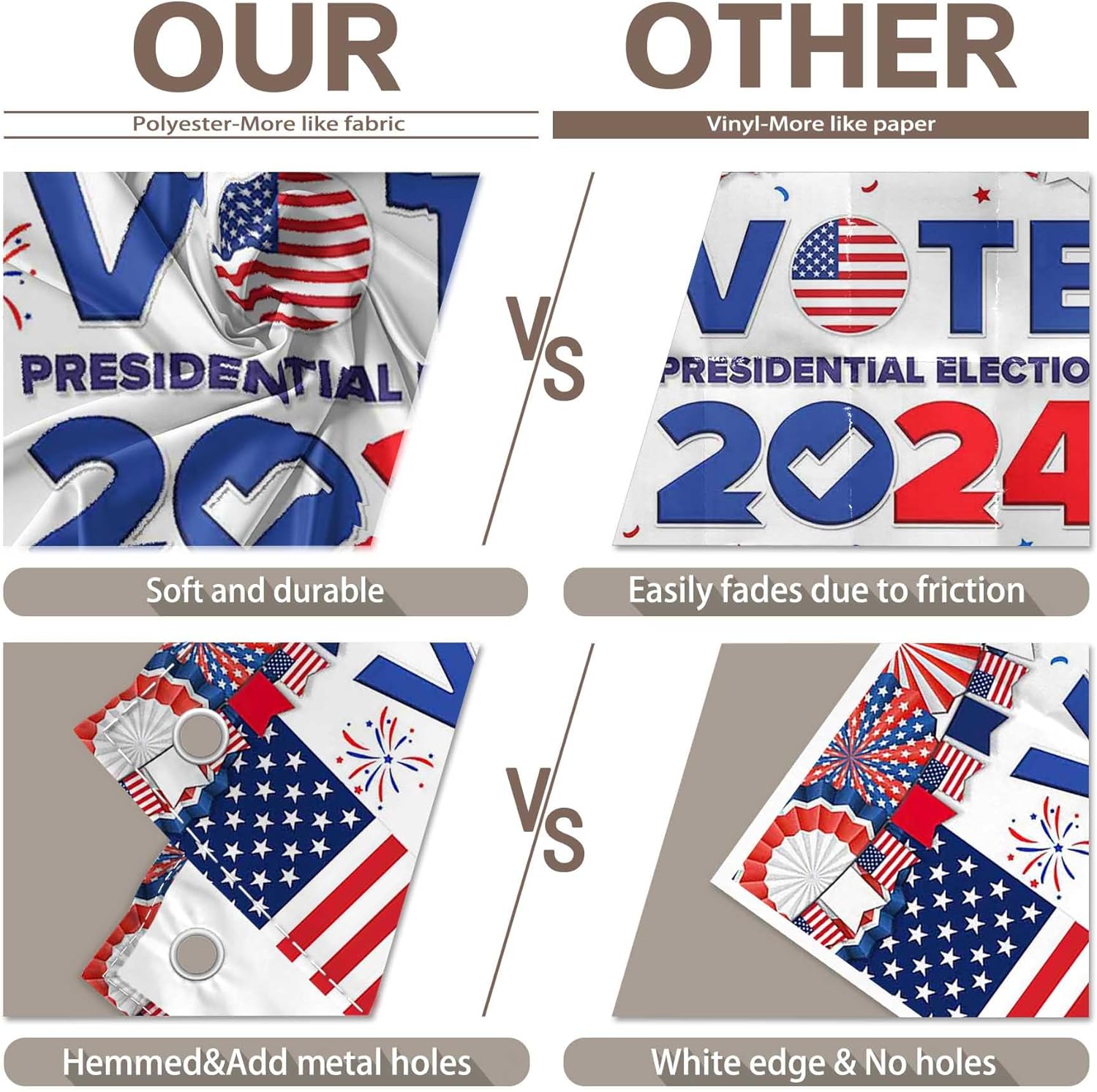 2024 Election Theme Vote for President American Backdrop(FAST)