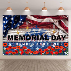 Memorial Day Backdrop Remember and Honor Background(FAST)