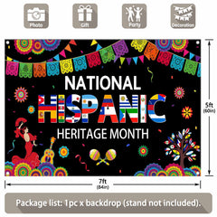 Hispanic Nation Heritage Month Backdrop