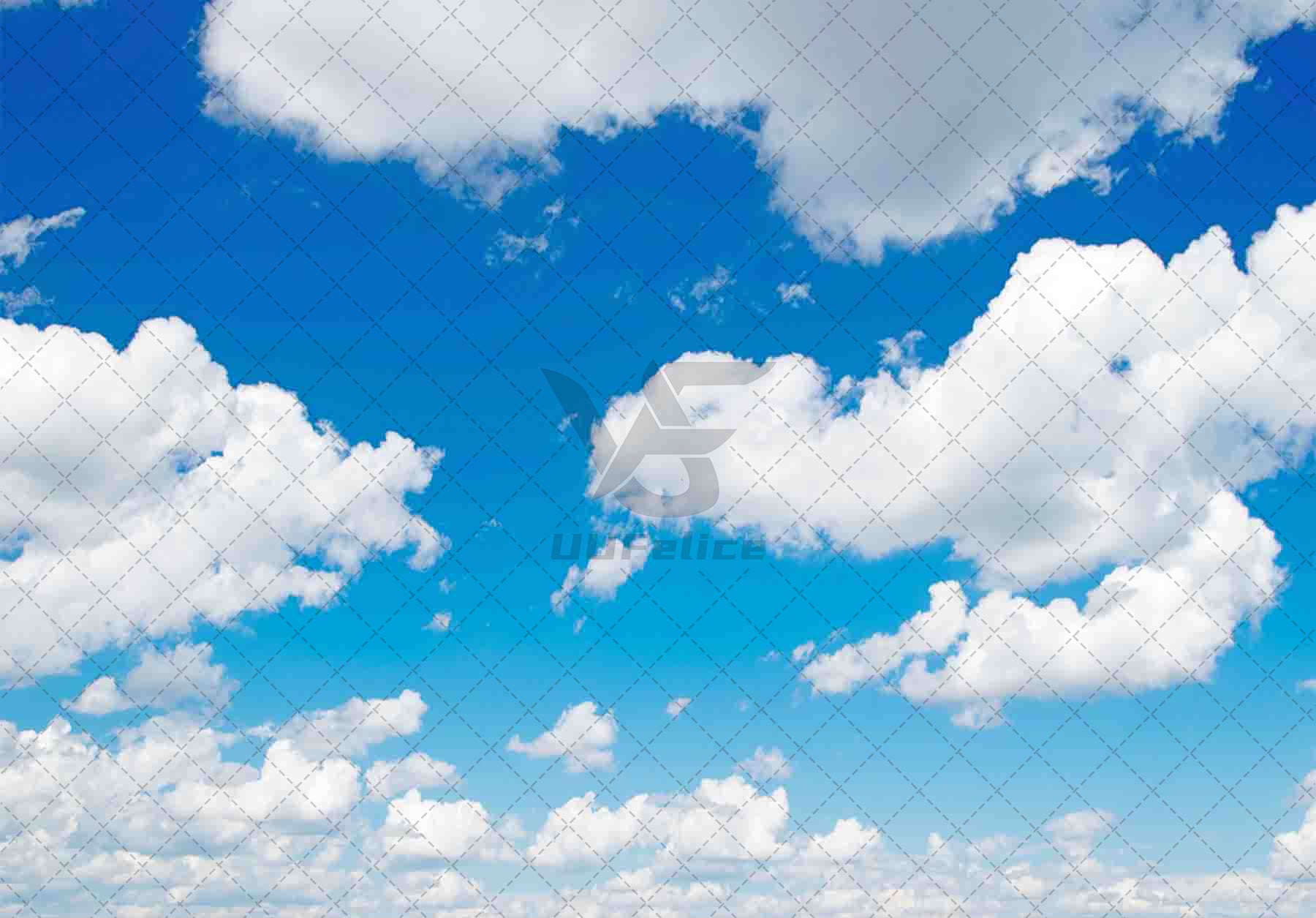 1pc 7x5ft Blue Sky White Clouds Polyester Photography Backdrop Sunshine Clouds Background Birthday Party Decorations Shower Wedding Photo Booth Banner Props - UUFelice Studio