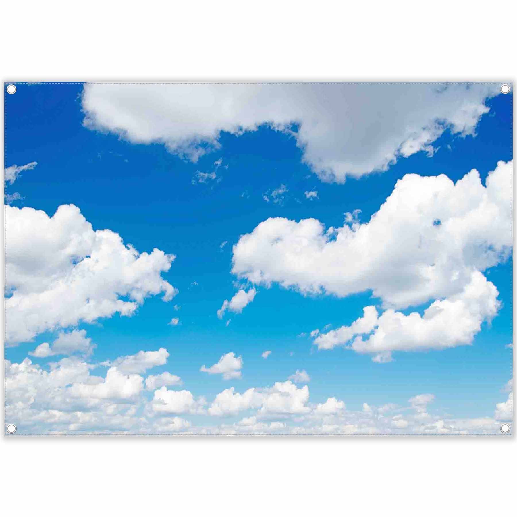 Blue Sky White Clouds Sunshine Clouds Background(FAST) - UUFelice Studio