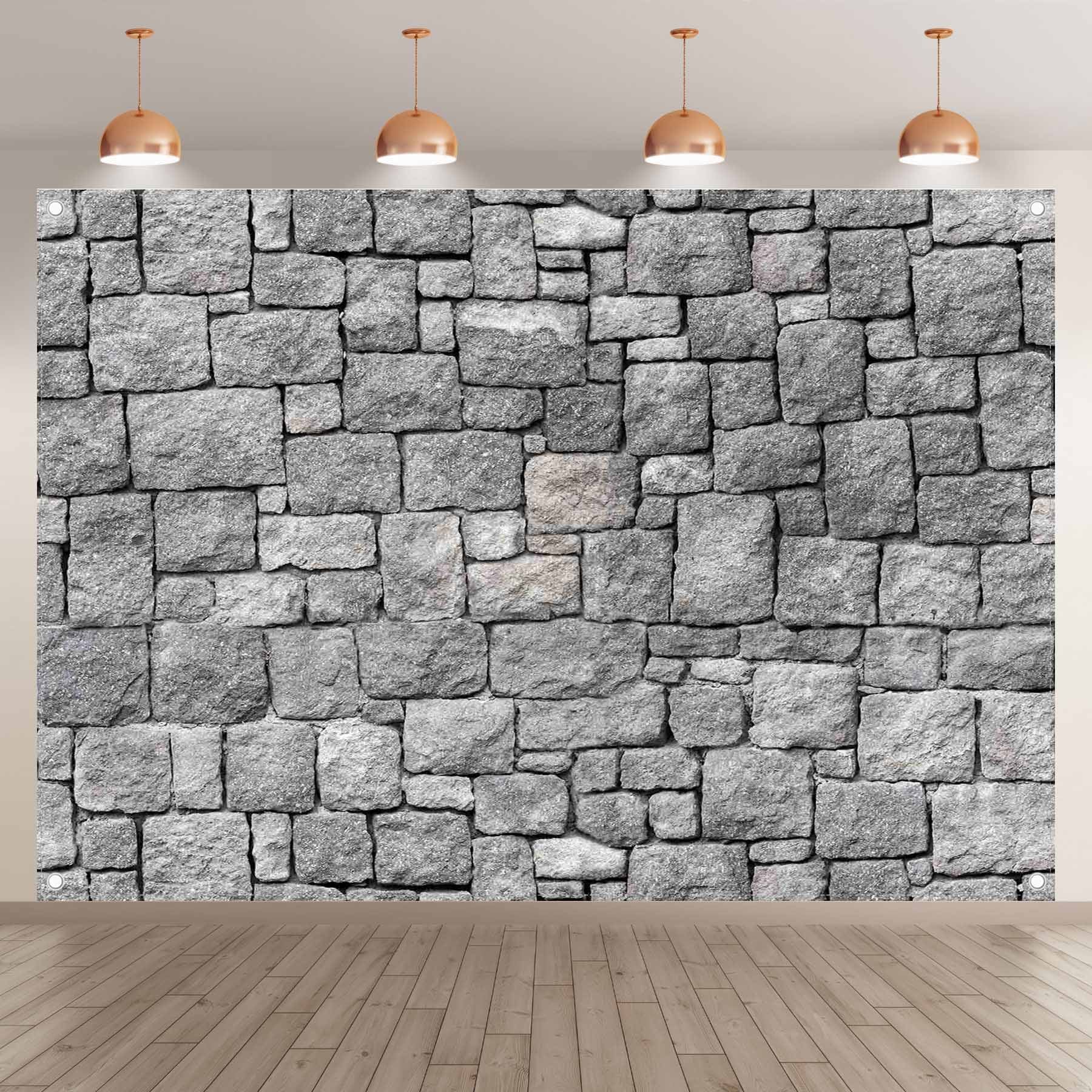 Rustic Stone Brick Wall Vintage-Style Backdrop(FAST) - UUFelice Studio