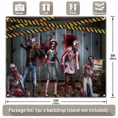 Halloween Horror Hospital Theme Backdrop