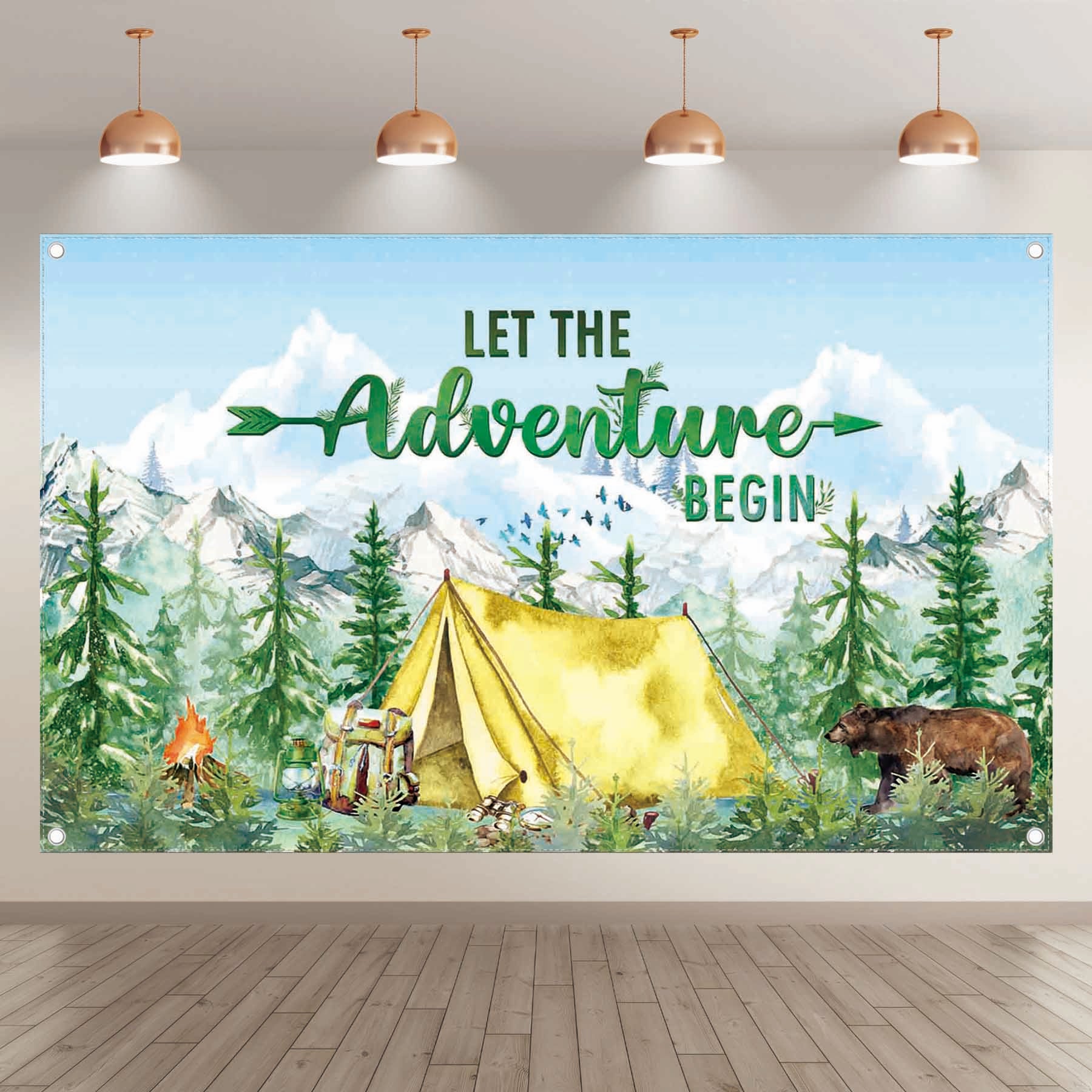 Let The Adventure Begin Camping Background