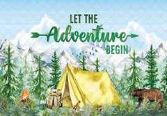 Let The Adventure Begin Camping Background