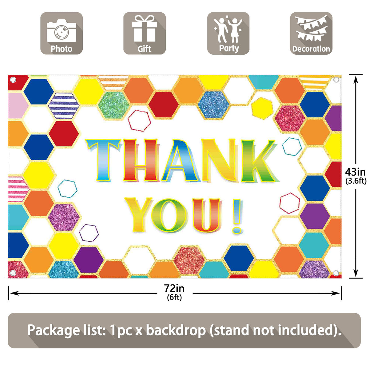 Thank You Appreciation Employee Backdrop - UUFelice Studio