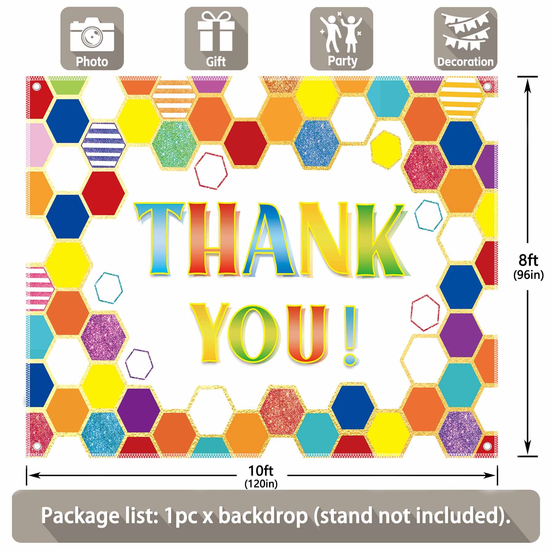 Thank You Appreciation Employee Backdrop - UUFelice Studio