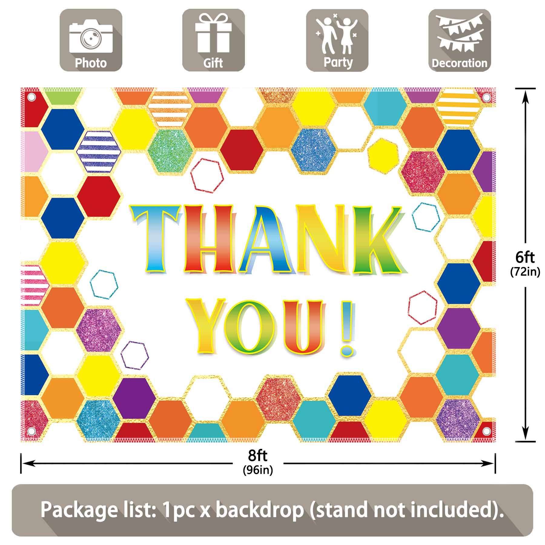 Thank You Appreciation Employee Backdrop - UUFelice Studio