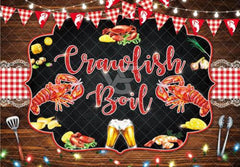 Crawfish Boil Seafood BBQ Adult Kids Backdrop