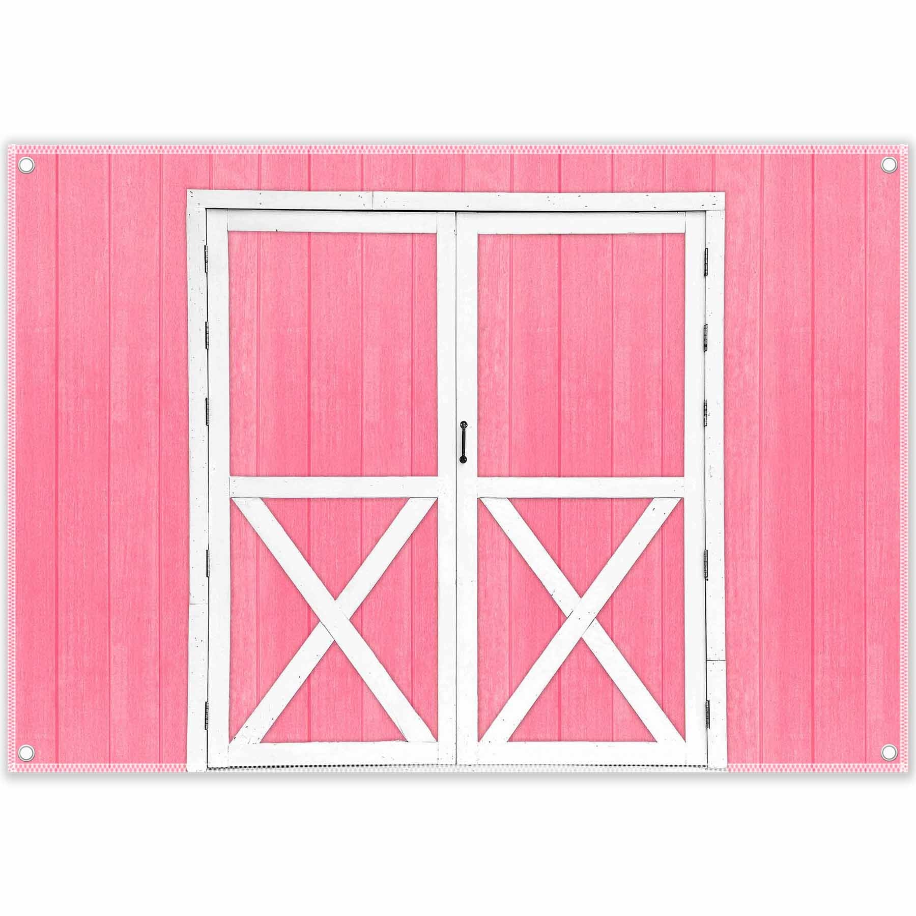 Multi-Size Rustic Barn Door Western Birthday Parties  Background(FAST) - UUFelice Studio