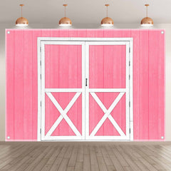 Multi-Size Rustic Barn Door Western Birthday Parties  Background(FAST) - UUFelice Studio