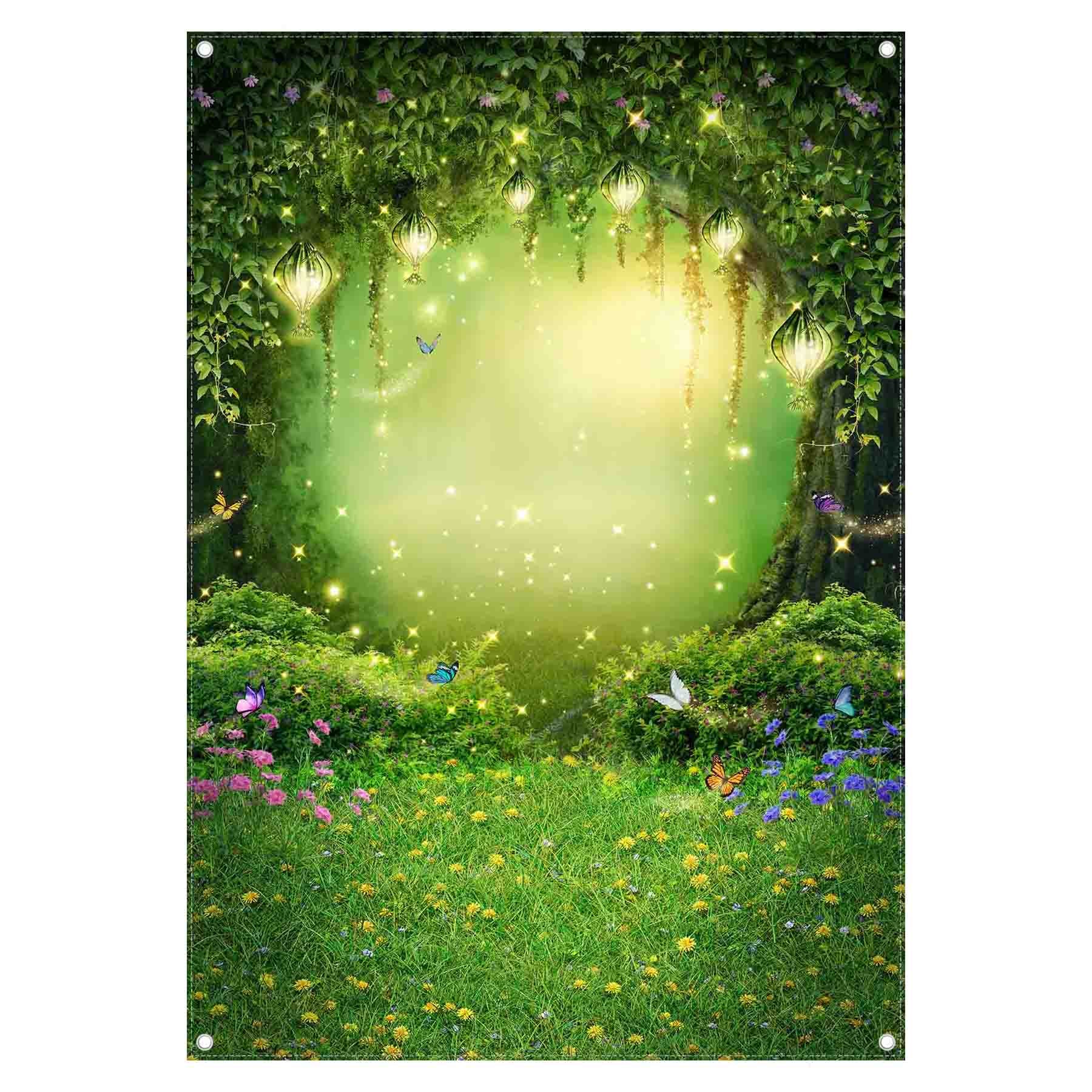 Spring Enchanted Forest Jungle Backdrop(FAST) - UUFelice Studio