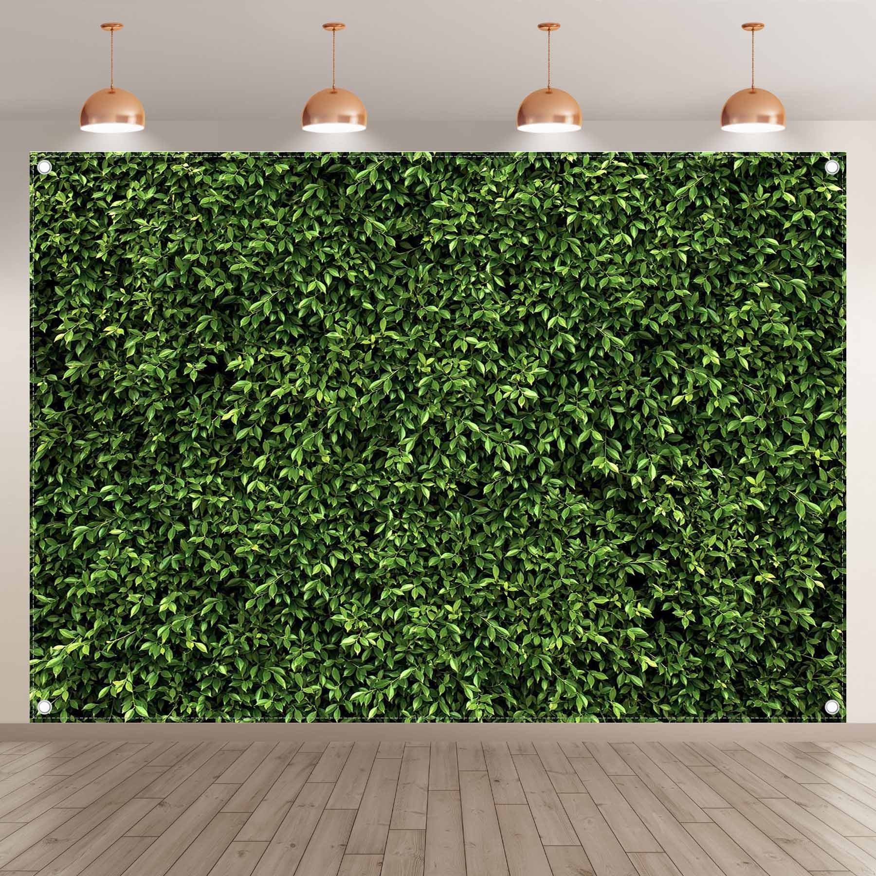 Fabric Nature Green Leaves 3D Greenery Leaf Wall Background(FAST) - UUFelice Studio