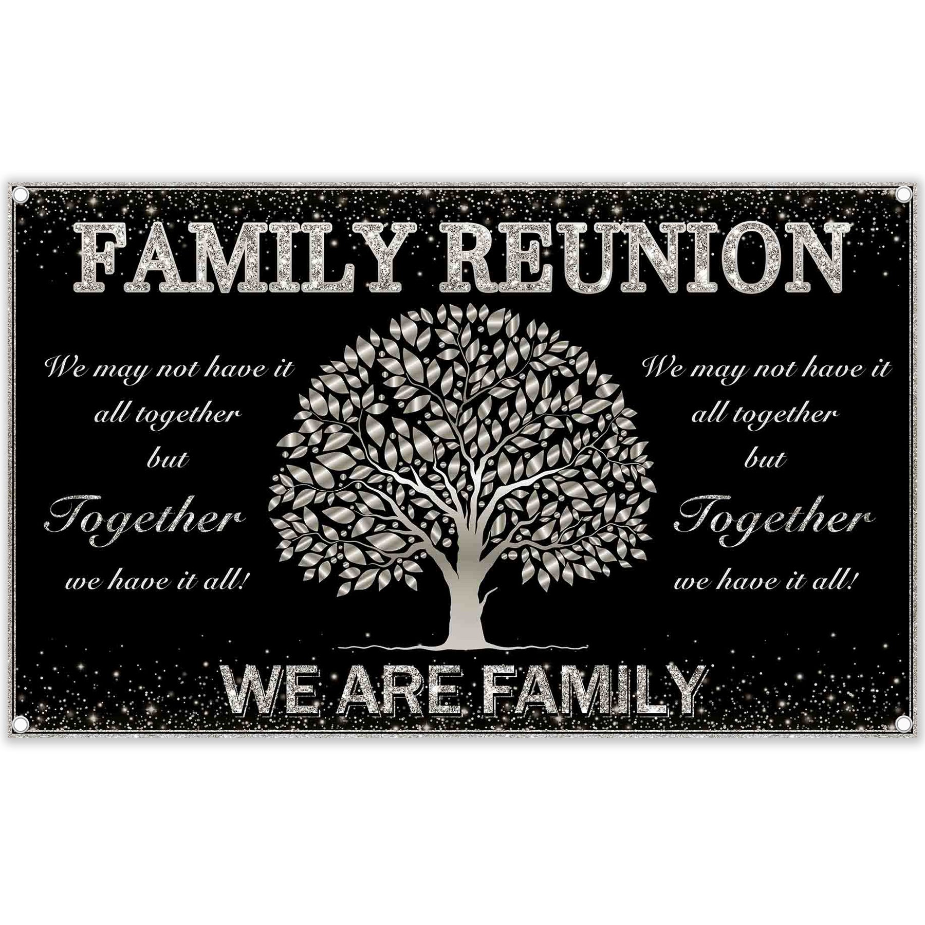 Family Reunion Backdrop Family Tree Members Backdrop(FAST)