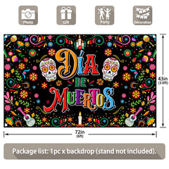 Day of The Dead Mexican Fiesta Background