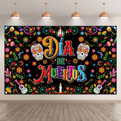 Day of The Dead Mexican Fiesta Background