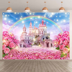 Spring Floral Rainbow Castle Background(FAST) - UUFelice Studio