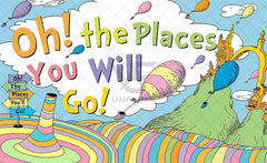 The Places You Will Go Read Across America Day Backdrop(FAST) - UUFelice Studio