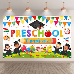 Preschool Graduate Class of 2024 Pre Kindergarten Backdrop(FAST)