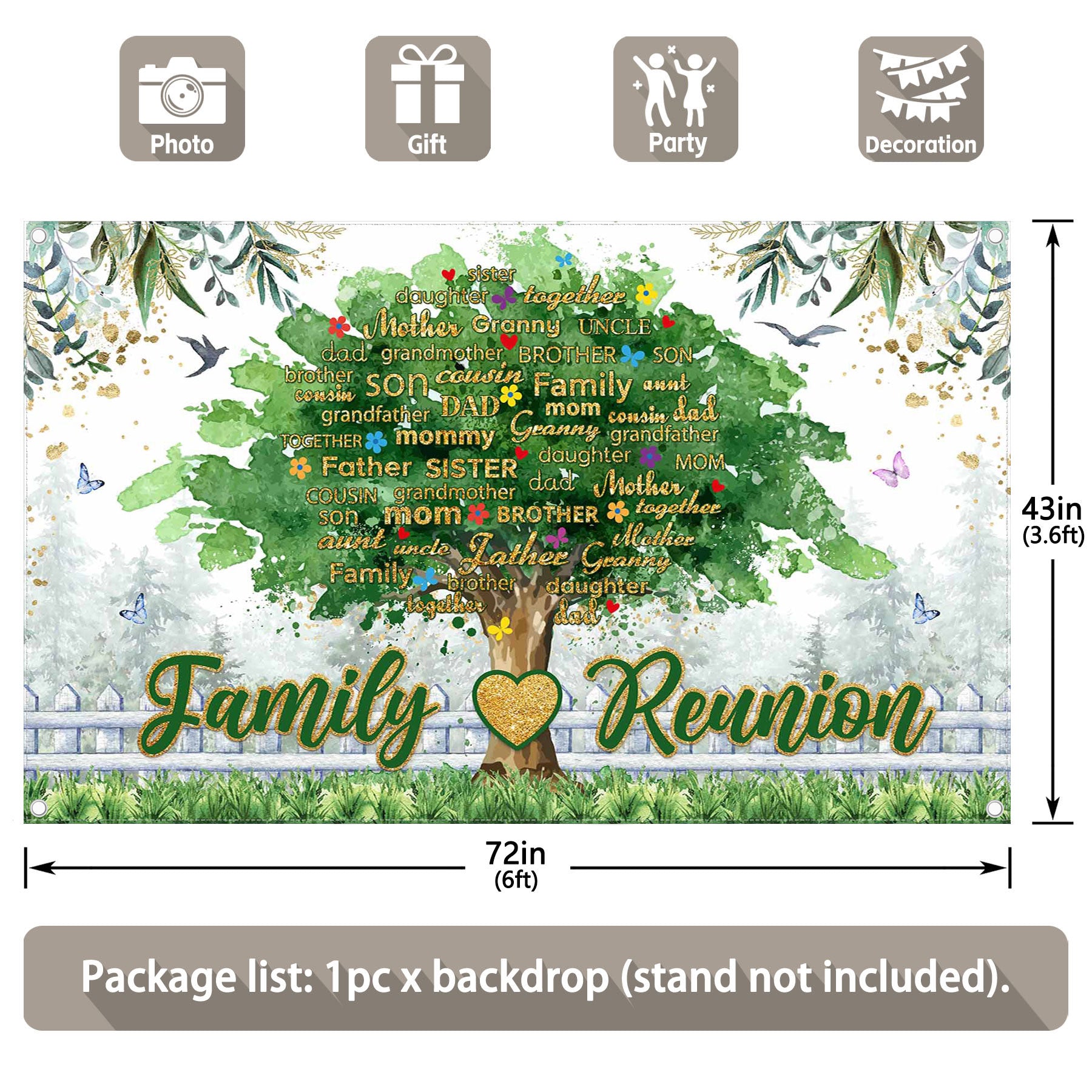 Family Reunion Family Tree Members Background(FAST) - UUFelice Studio