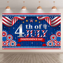 Happy 4th of July Independence Day  Backdrop