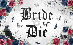 Bride Die Spider Nightingale Butterfly Backdrop