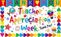 Thank You Teachers Teacher Appreciation Week Background(FAST)