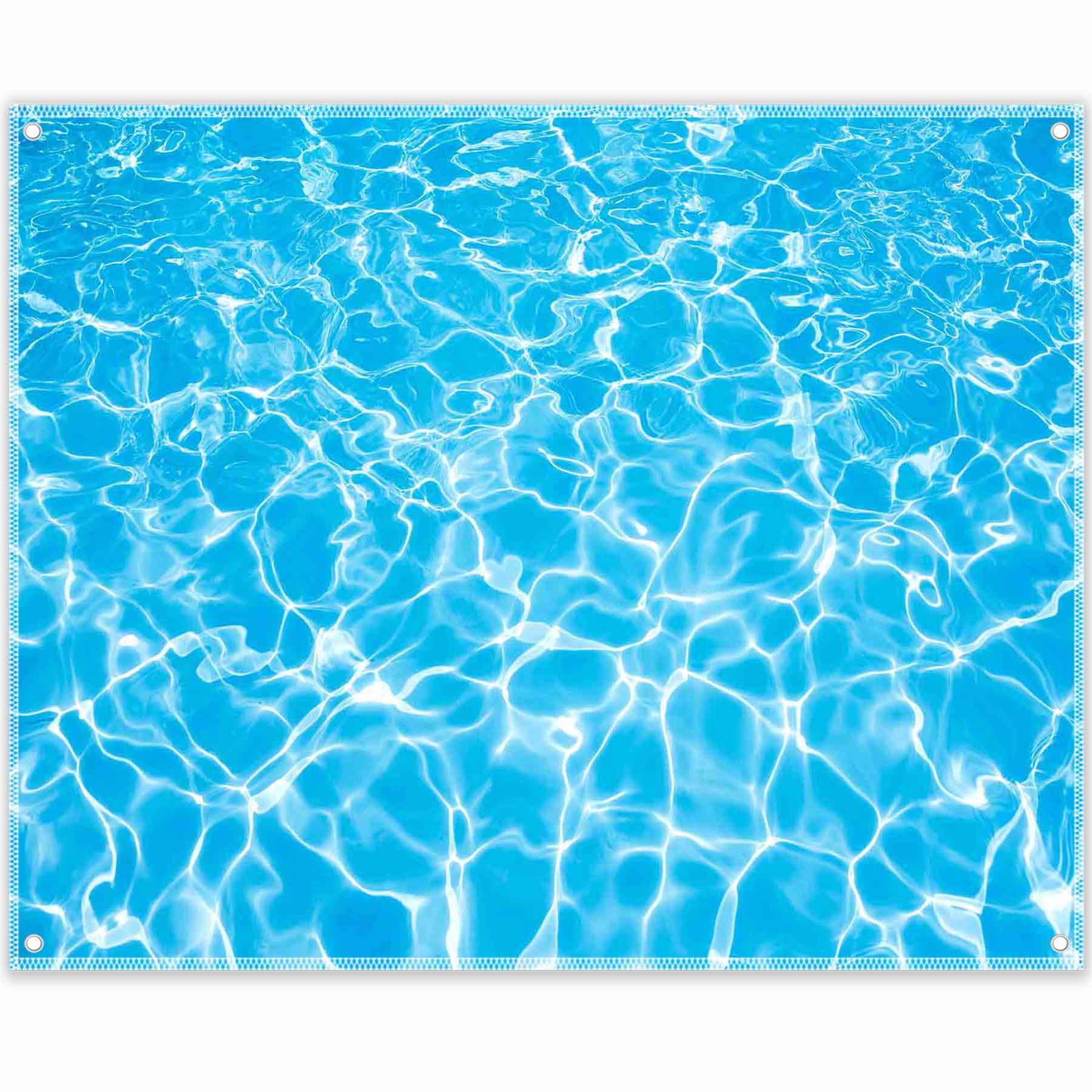 Summer Swimming Pool Blue Splash Water Ripple Background(FAST) - UUFelice Studio