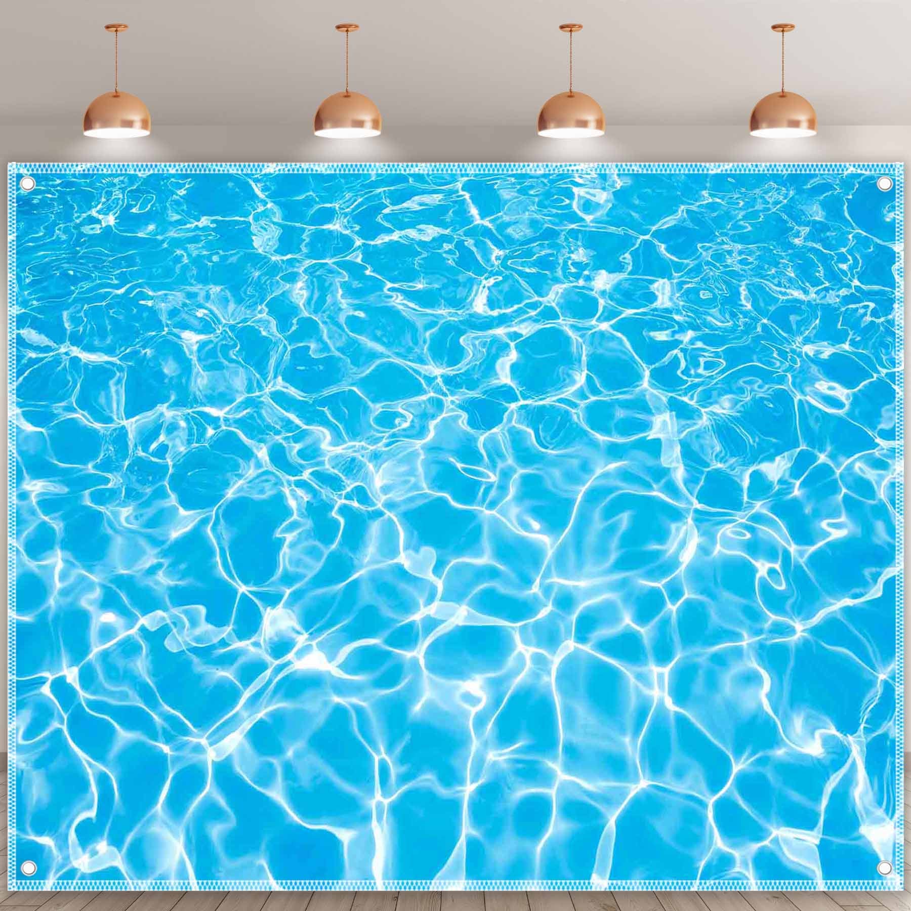 Summer Swimming Pool Blue Splash Water Ripple Background(FAST) - UUFelice Studio