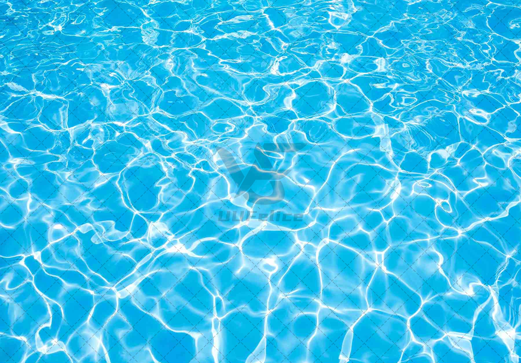 Summer Swimming Pool Blue Splash Water Ripple Background(FAST) - UUFelice Studio