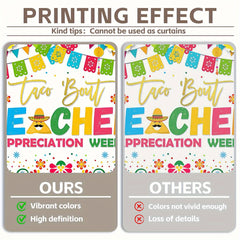 Taco Bout Teacher Appreciation Week Mexican Fiesta Backdrop(FAST) - UUFelice Studio