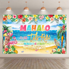 Hawaiian Summer Teacher Appreciation Backdrop - UUFelice Studio